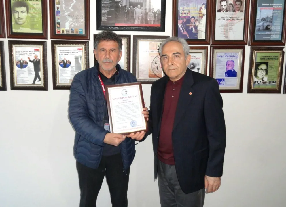 Kırgızistan Alıkul Tanıma Bilim Merkezi’nden Hasan Bölük Beye “TEŞEKKÜR MEKTUBU”