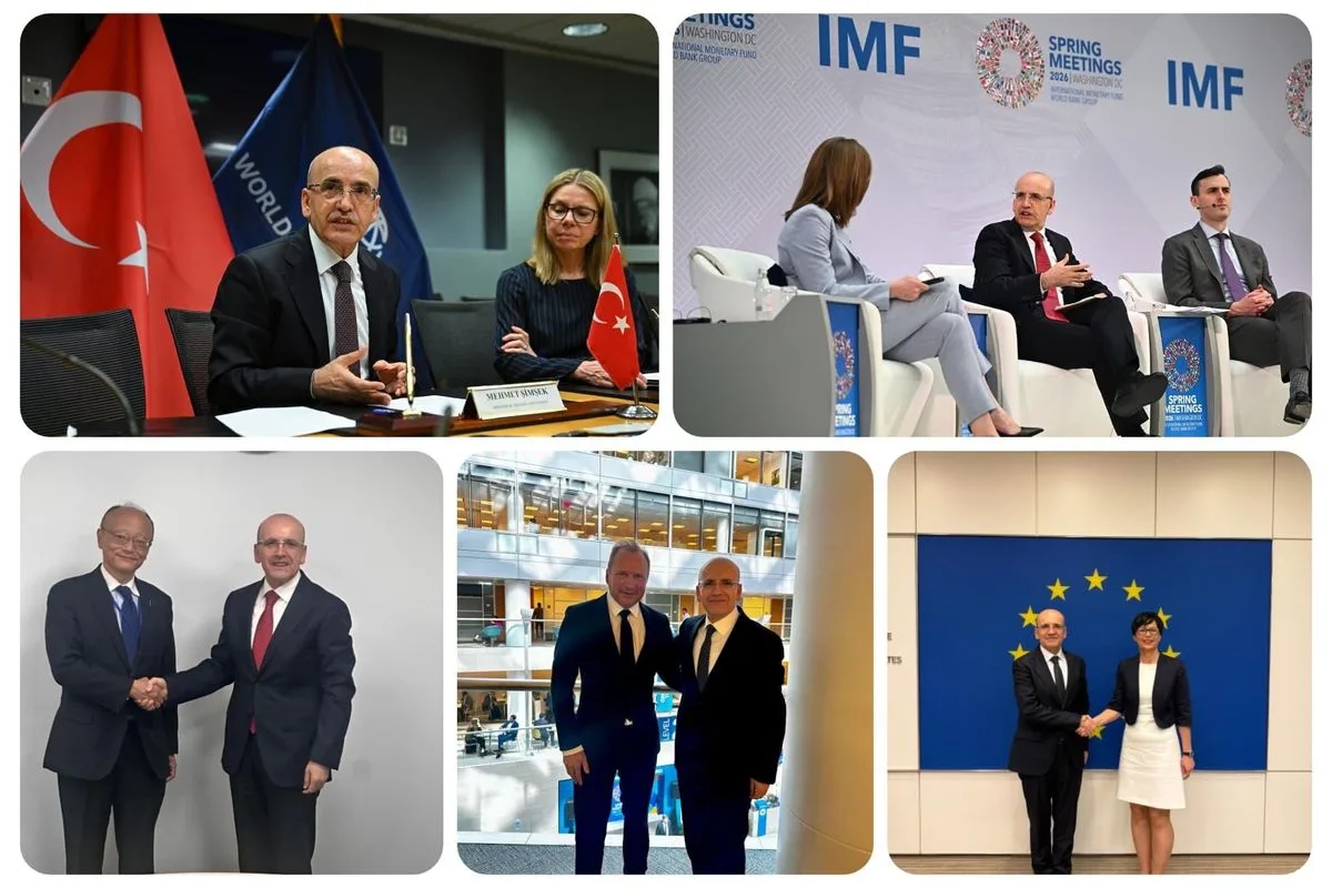 Şimşek, IMF-Dünya Bankası Toplantılarında Türkiye’nin Ekonomisini Tanıttı