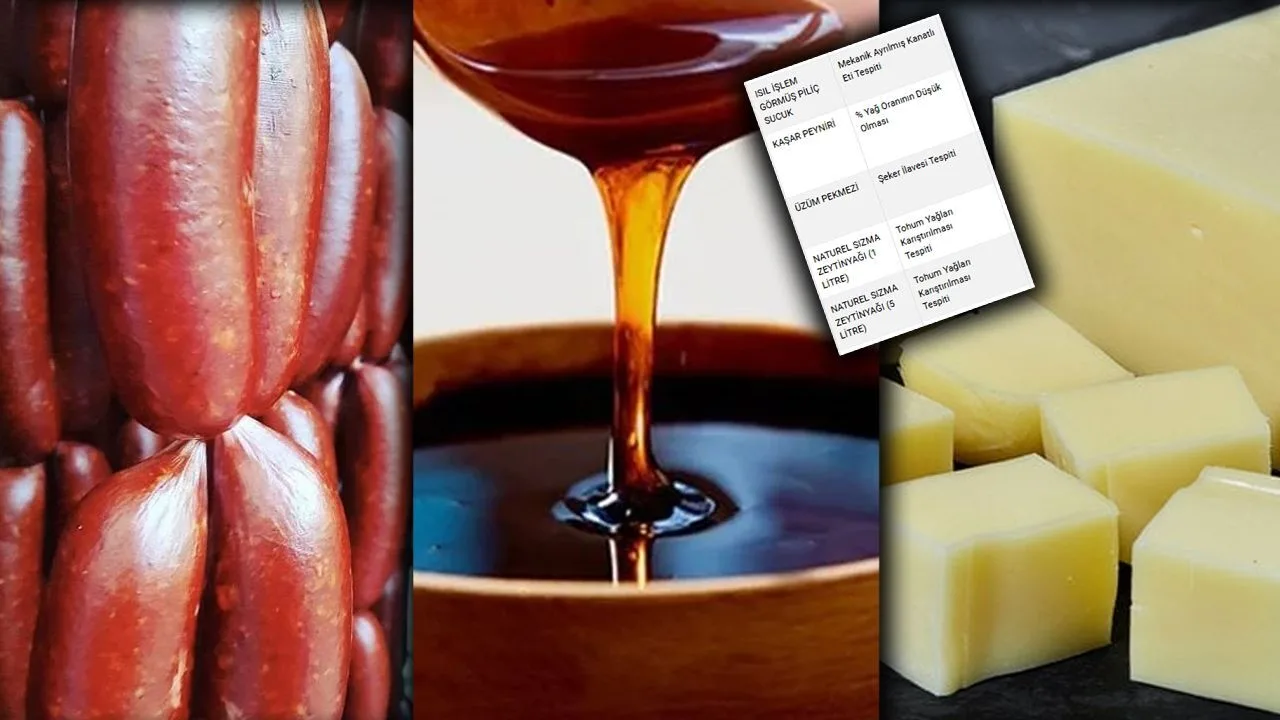 Hangi ürünlerde hangi hileler yapıldı.. Bakanlık açıkladı