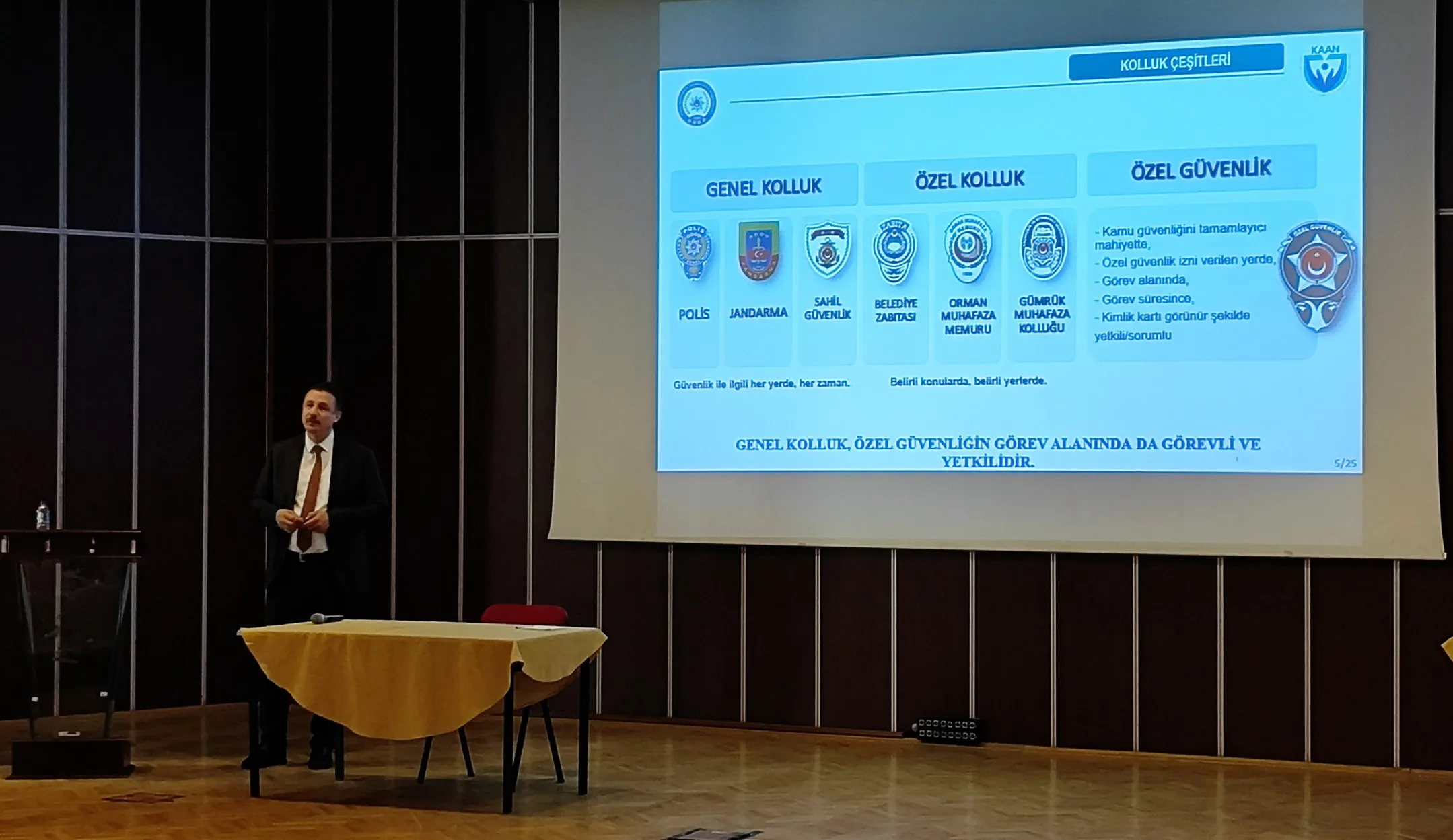 Özel Güvenlik Denetleme Başkanlığınca Düzenlenen Eğitim Sona Erdi