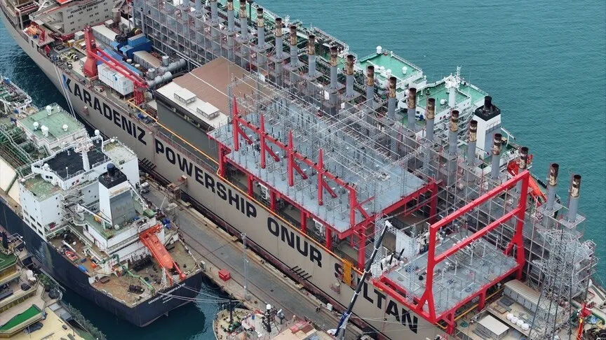 Yüzer enerji santrali “Powership”