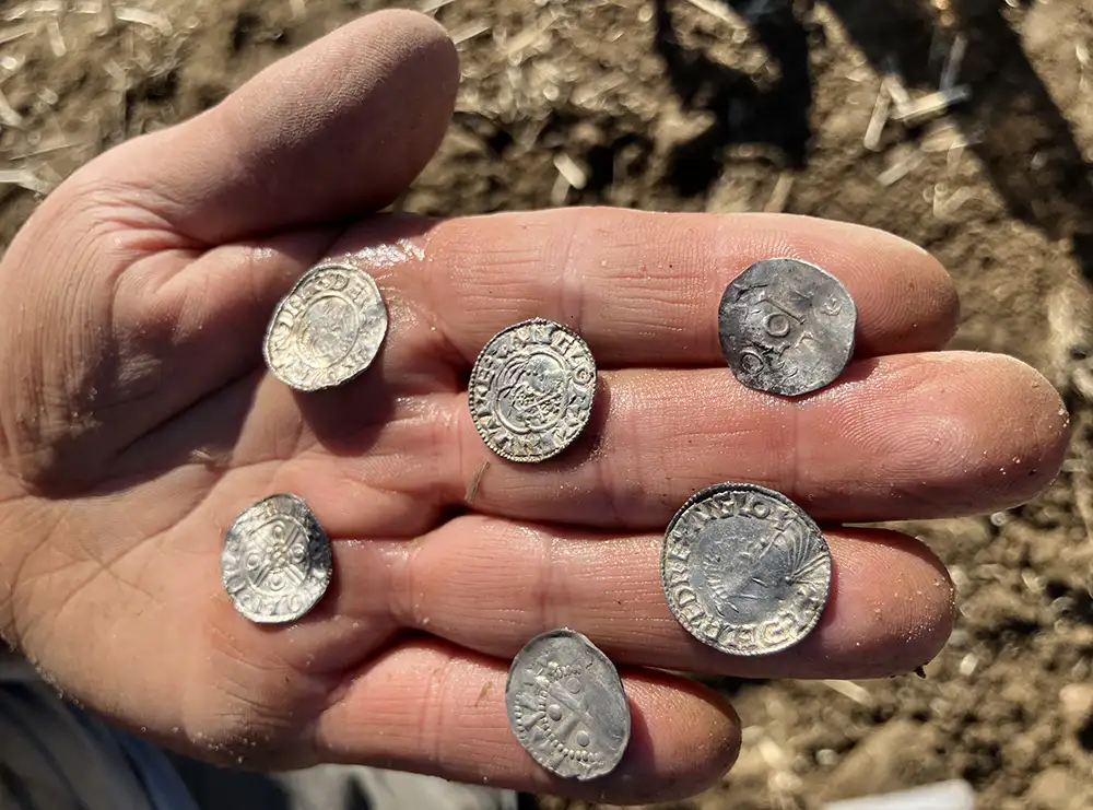 Devasa Viking Çağı madeni para hazinesi keşfedildi