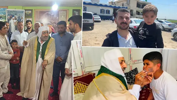 Konuşamayanlara ‘anahtarlı’ tedavi! Görüntüler viral oldu: Şifa bulmak için akın akın geldiler