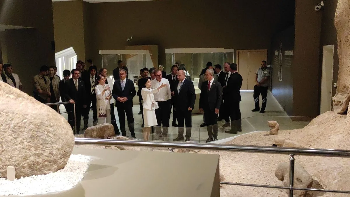 Prenses Mikasa Şanlıurfa Arkeoloji Müzesi’nde