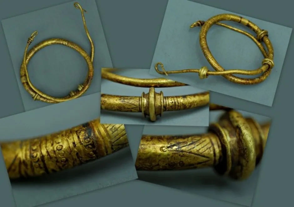 Metal Dedektörü Uzmanı Romanya’da 3.000 Yıllık Nadir Altın Kolyeleri Ortaya Çıkardı