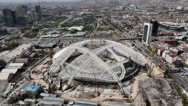 Ankara’daki yeni stadyuma ilişkin bakanlardan ortak paylaşım