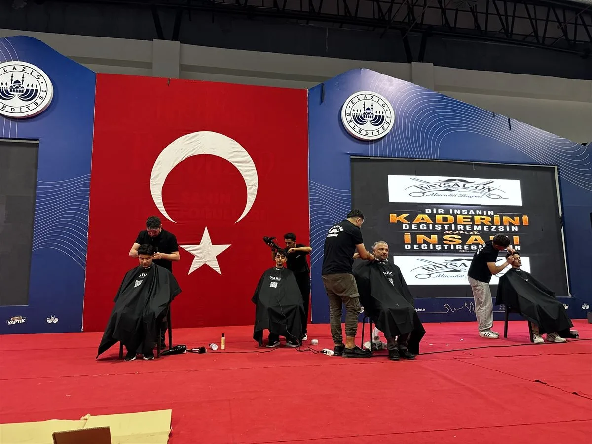 Elazığ’da Uluslararası Kuaförler Şampiyonası