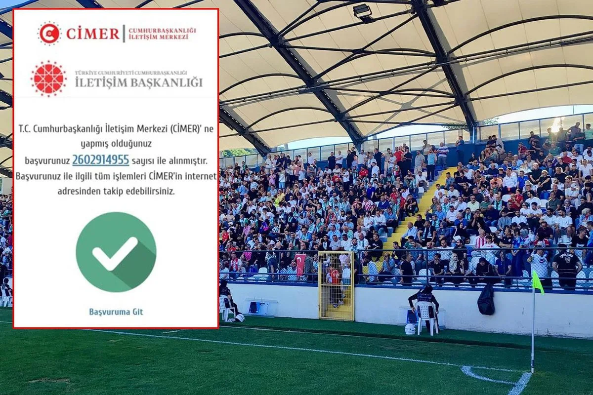 Hakemin kararını beğenmeyip CİMER’e şikayet ettiler