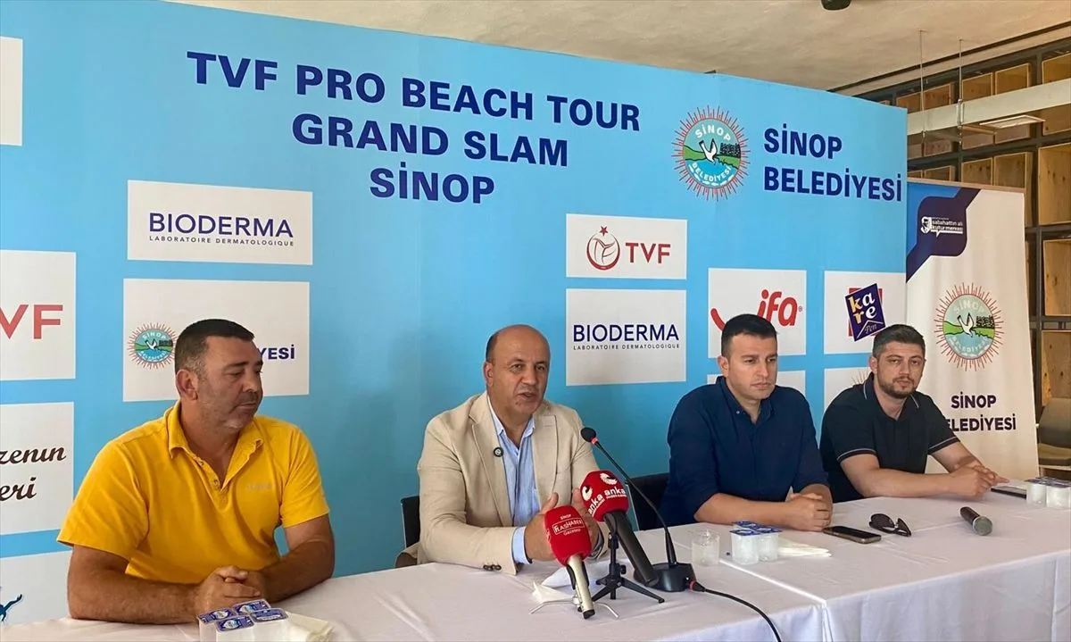 Sinop’ta Uluslararası Plaj Voleybolu Grand Slam