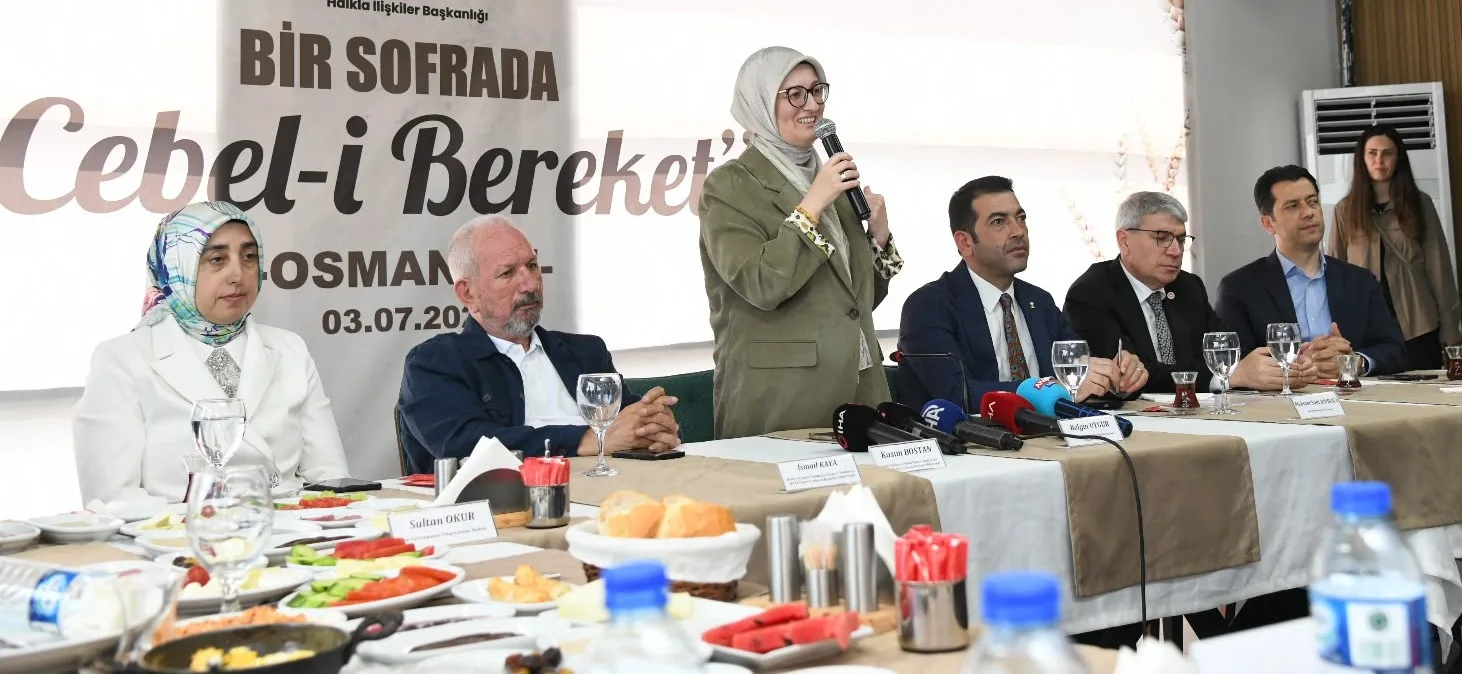Osmaniye’de “Bir Sofrada Cebel-i Bereket” Programı Geniş Katılımla Gerçekleştirildi