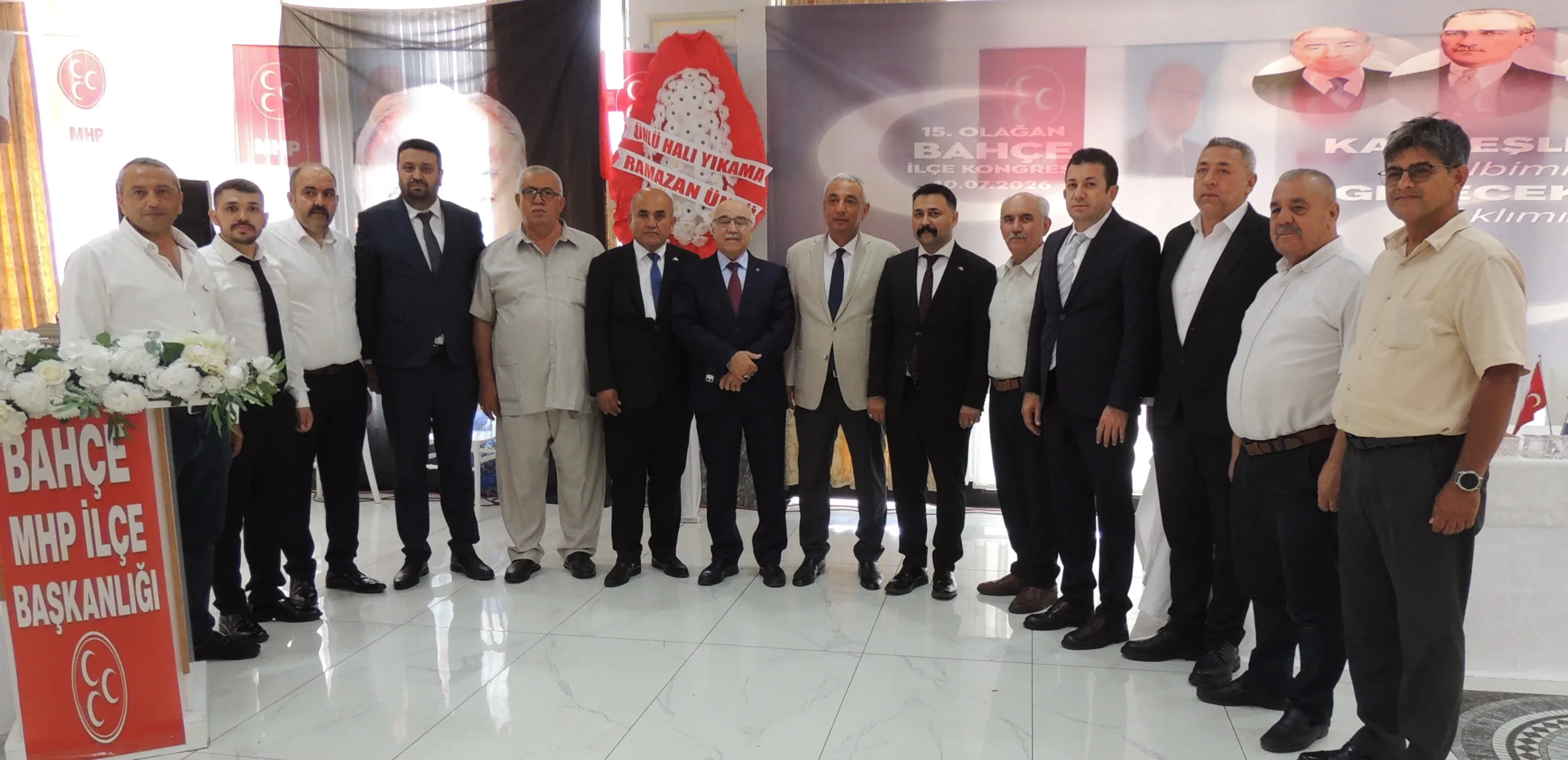 MHP Bahçe İlçe Başkanlığına Ahmet Kılıç Seçildi