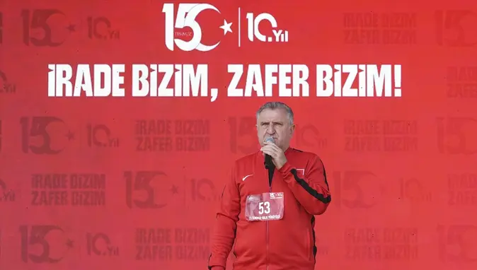 Bakan Bak, “İrade Bizim, Zafer Bizim Yürüyüşü”ne katıldı