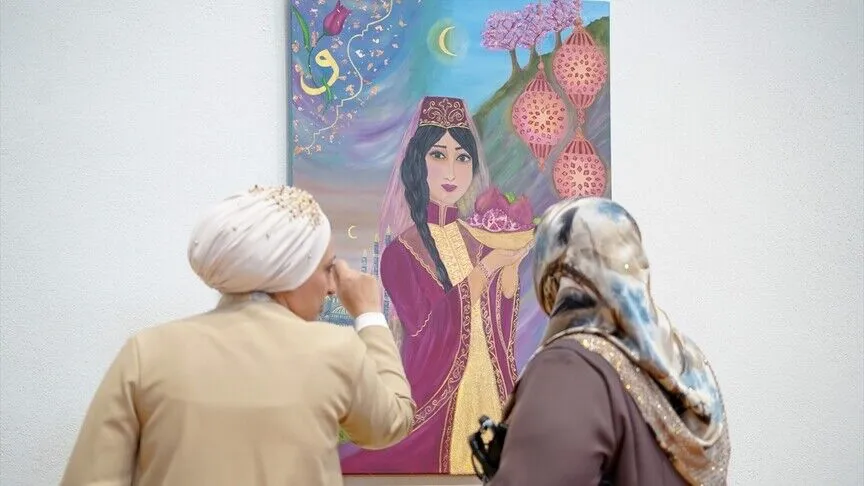 8. Türk-Arap Sanatçılar Buluşması, “Renkler Hikayeler Çizer” temasıyla Rami Kütüphanesi’nde başladı