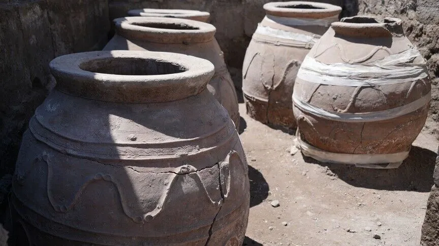 Ani’de Selçuklu Çarşısı’ndaki kazılarda 5 büyük küplü erzak deposuna ulaşıldı