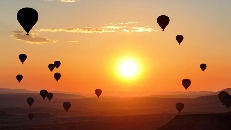 Kapadokya, eşsiz gün batımı manzarasıyla dünyada ilk sırada