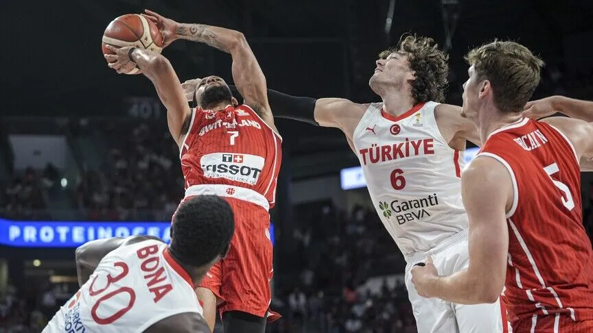 Türkiye, FIBA Dünya Kupası elemelerinin ilk turunu İsviçre galibiyetiyle namağlup tamamladı