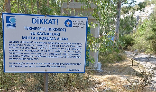 ASAT’tan Kırkgöz su kaynaklarına kararlı koruma
