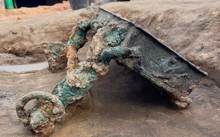 Tartessos Bölgesinde 2.500 Yıllık Bronz Ritüel Arabası Ortaya Çıkarıldı