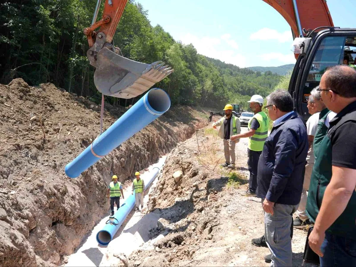 Sinop’ta İçme Suyu Projesi Devam Ediyor