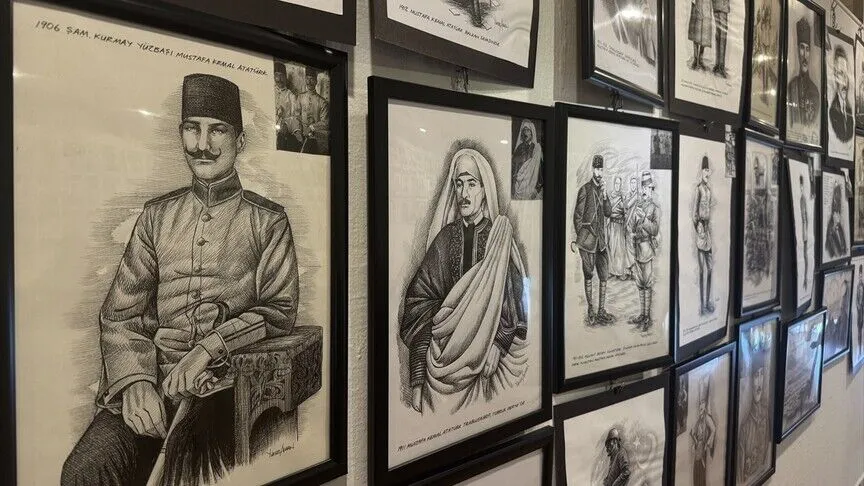 Ressam Yüksel Akman’ın “Kurtuluşa Doğru” sergisi İstanbul’da açıldı