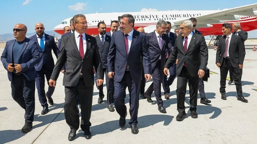  Cumhurbaşkanı Yardımcısı Yılmaz, 20 Temmuz Barış ve Özgürlük Günü törenlerine katıldı