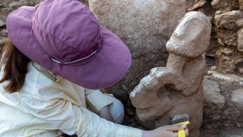 Karahantepe’de 11 bin yıllık kompozit heykel bulundu