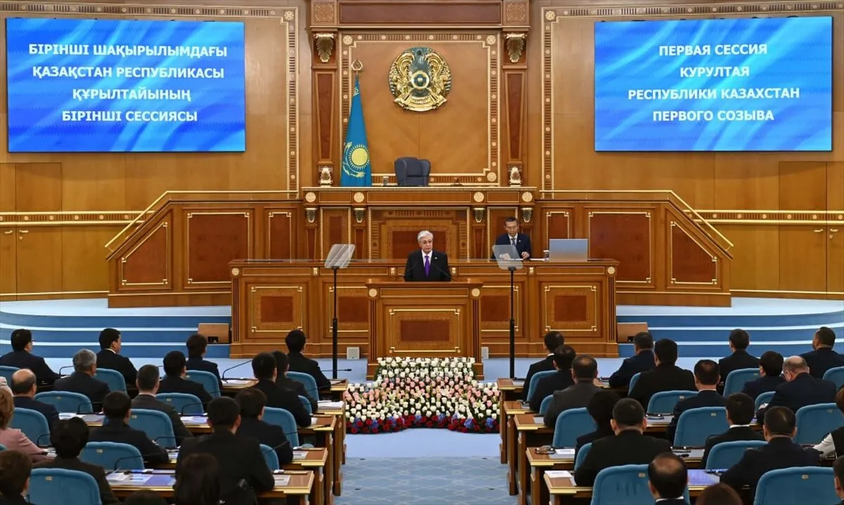 Kazakistan’da tek meclisli Kurultay’ın ilk oturumu düzenlendi