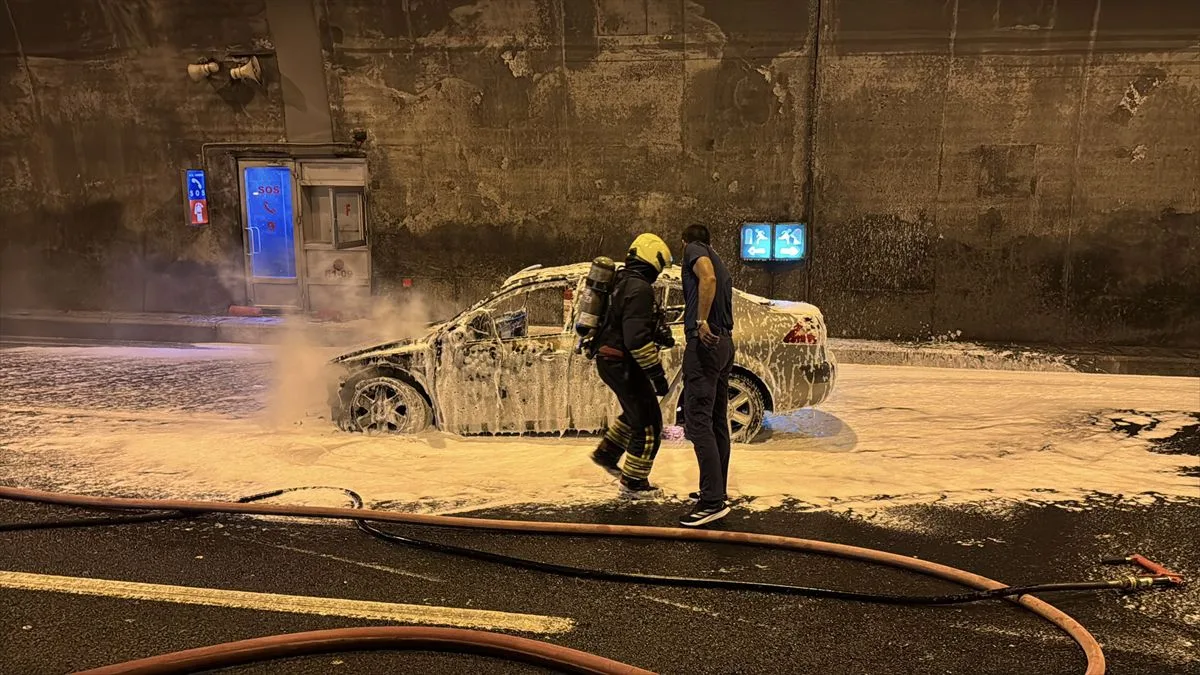 Bolu Dağı Tüneli’nde korkutan yangın: Ankara istikameti ulaşıma kapandı