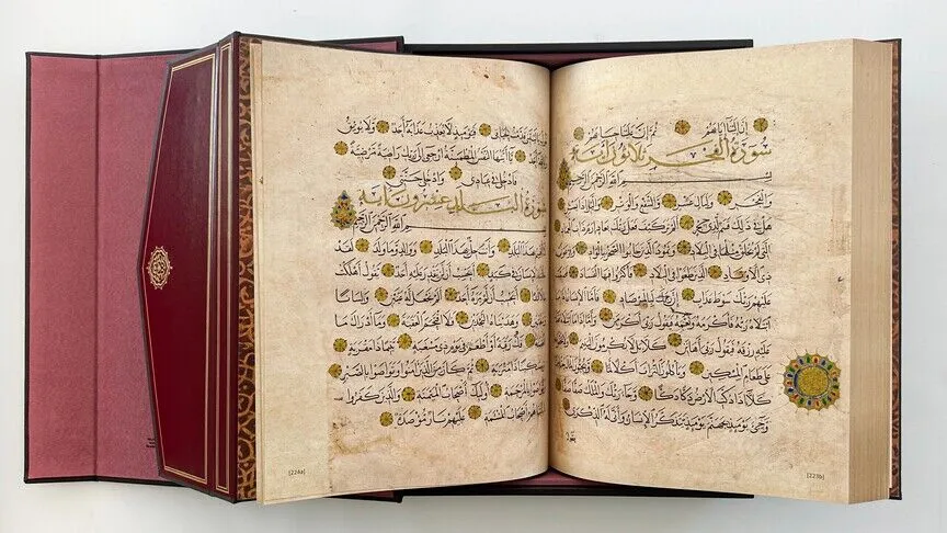 “Taşlıcalı Hüseyin Paşa Camii Mushaf-ı Şerifi”nin tıpkıbasımı tamamlandı