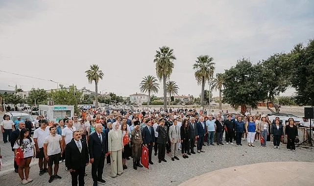 Alaçatı’nın kurtuluşunun 104. yılı törenlerle kutlandı