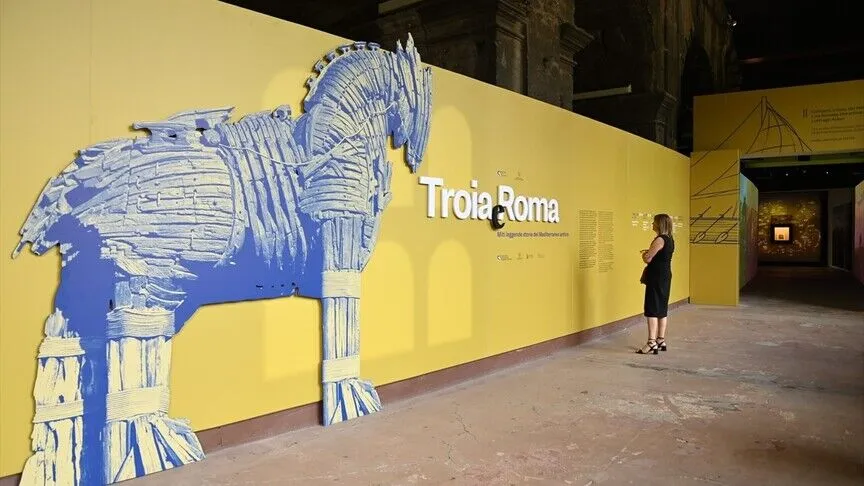 Troya’nın hikayesi Roma’da 2 milyonu aşkın ziyaretçiyle buluştu