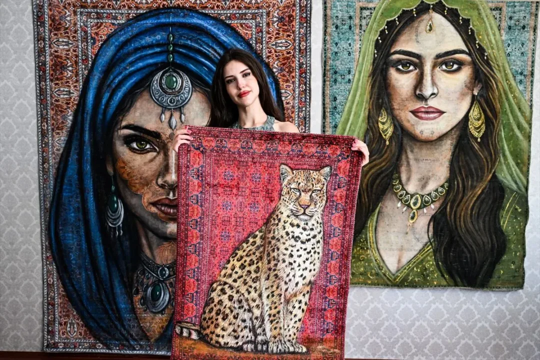 Bilgisayar mühendisi halıları portre çizimleriyle sanat eserine dönüştürüyor
