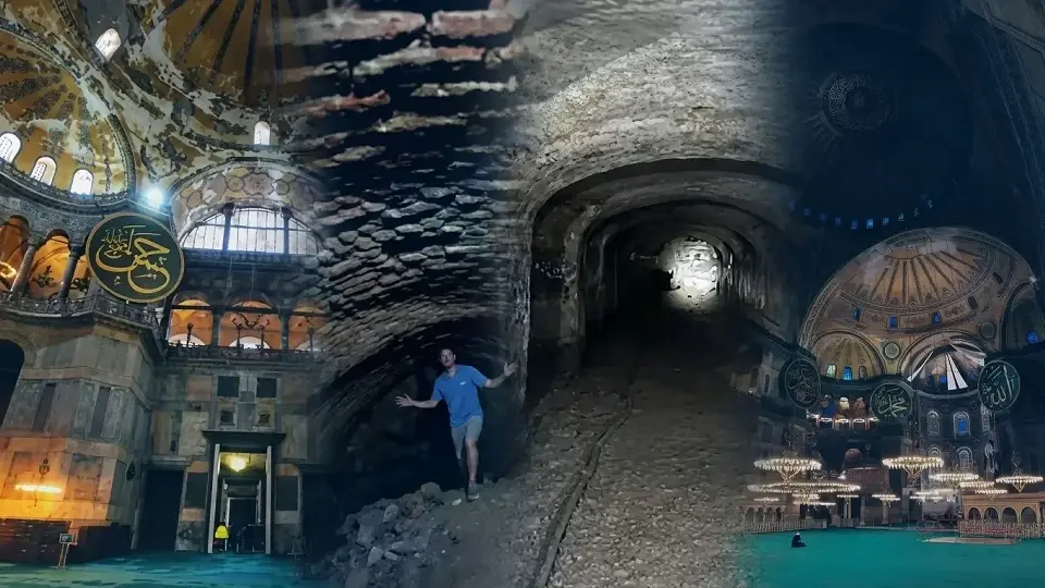 Ayasofya’nın altında 9 kilometrelik gizli dünya!