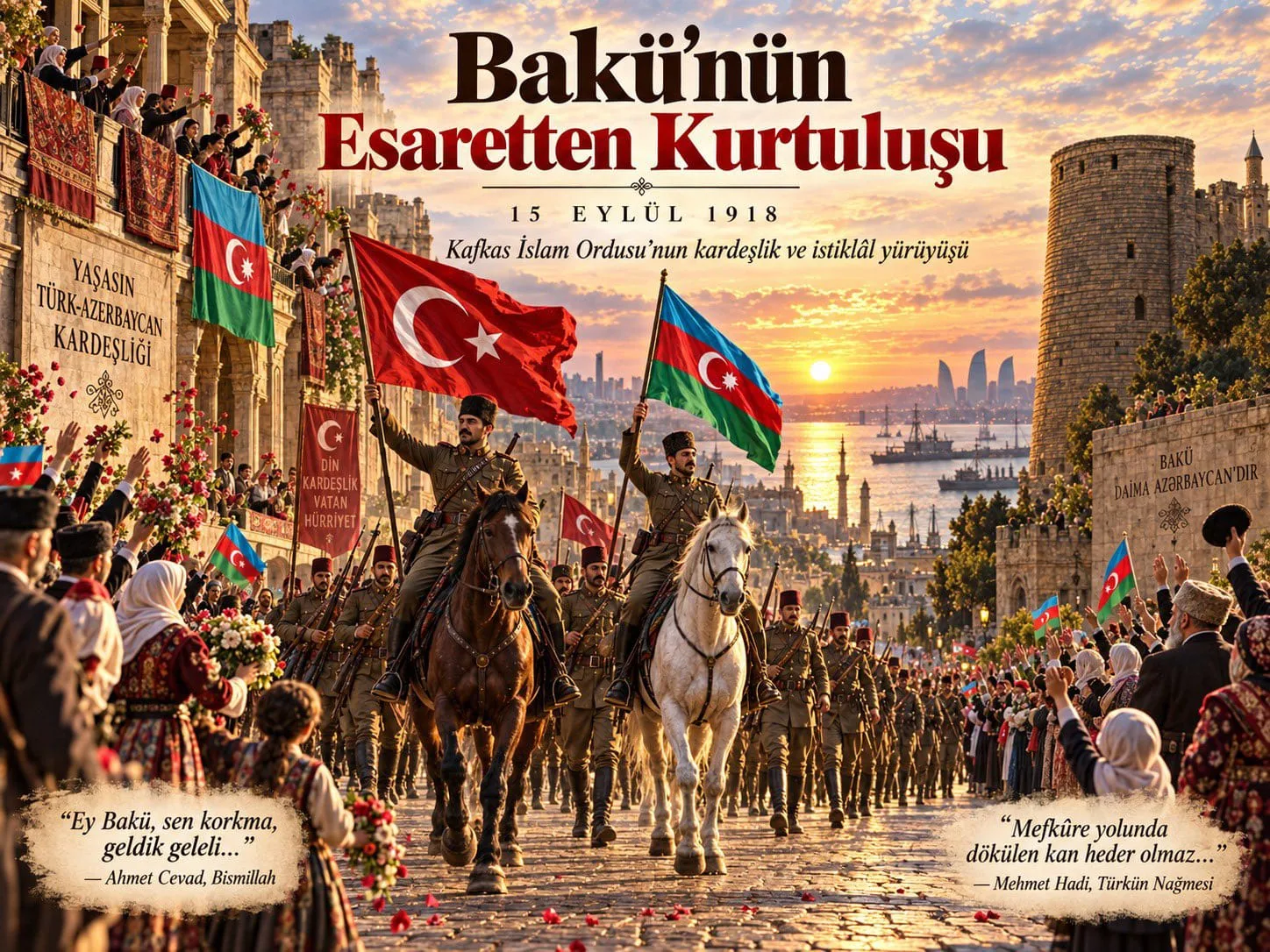 Bakü’nün Kurtuluşunun 108. Yıl Dönümü