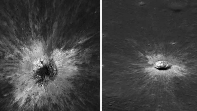 NASA uzay aracı Ay’da devasa yeni bir krater keşfetti