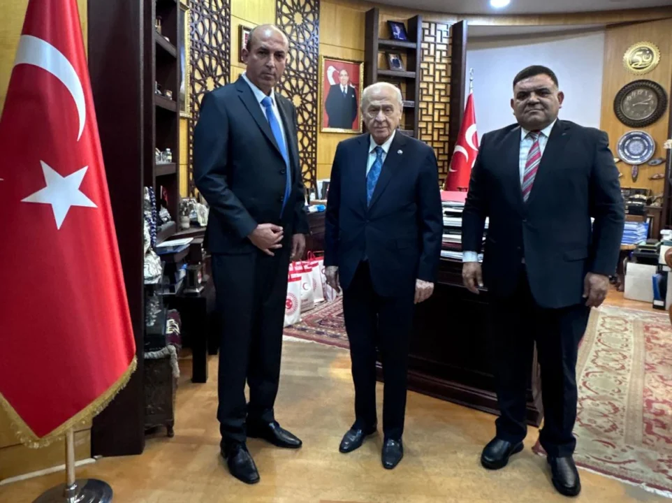 Osmaniye İli ve İlçeleri Zeytin Üreticileri Birliği Başkanı Cerit ve Özer’den Bahçeli’ye Ziyaret…