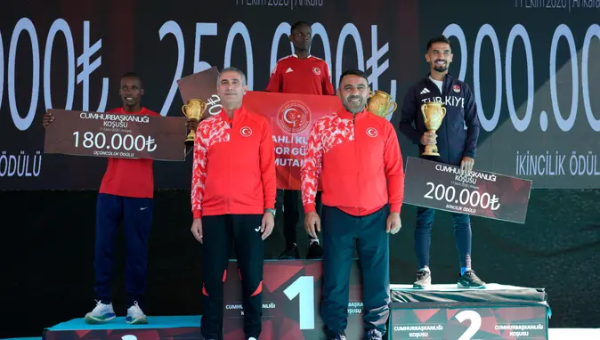 Cumhurbaşkanlığı Yarı Maratonu tamamlandı