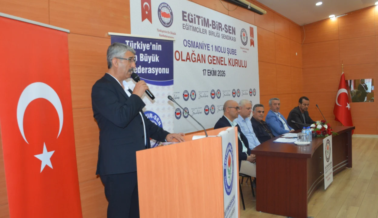 Eğitim-Bir-Sen Osmaniye’de Kahraman, Yeniden Başkan