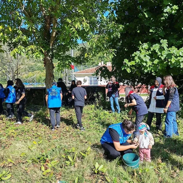 Gençlerin hasat heyecanı