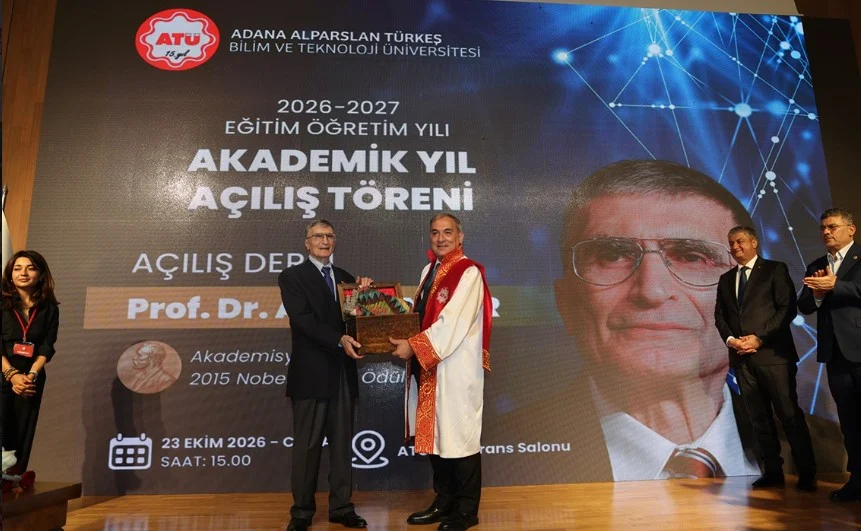 Prof. Dr. Aziz Sancar, ATÜ’nün 2026-2027 Akademik Yılının İlk “Açılış Dersi”ni Verdi